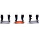 Gymba activation board and massage balls, orange