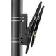 HAGOR PLW Saeulenadapter neigbare Halterung zur Adaption an Saeulen max Tragl 30kg VESA max 400x400 fuer Saeulendurchmesser bis 1,5m