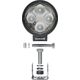 Lampa Osram ROUND VX80-WD oświetlenie zewnętrzne