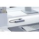 Hub 4w1 Baseus UltraJoy USB-A&USB-C do 3xUSB3.0+USB-C+RJ45 (szary)
