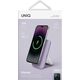 UNIQ Powerbank Hoveo 5000mAh USB-C 20WPD Fast charge Wireless Magnetic liliowy/lilac lavender