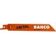 Bahco Bahco Tiesinio pjūklo geležtės Sandflex Bi-Metal 228mm*0,9mm ST 18TPI, Metalui 5vnt
