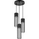 Lampa wisząca Sigma Industrialna lampa wisząca Fobia kaskada nad łóżko czarna