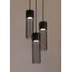 Lampa wisząca Sigma Industrialna lampa wisząca Fobia kaskada nad łóżko czarna