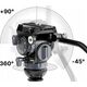 Profesjonalna Głowica Heavy Duty Video 360 Olejowa 75mm 10kg /  ULANZI / T045