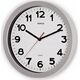 Maul MAUL Wanduhr Step weiß/silber Kunststoff 30cm inkl. Batterie