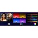 Zestaw Oświetleniowy 2x Softbox 60cm / Statyw 210cm / 90 Żarówka Rgb Bluetooth / Nk800