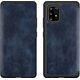 Etui Leather Book iPhone 12 5,4" niebieski/blue