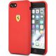 Ferrari Etui hardcase FESSIHCI8RE iPhone 7/8 Silicone czerwony-FESSIHCI8RE
