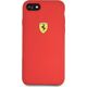 Ferrari Etui hardcase FESSIHCI8RE iPhone 7/8 Silicone czerwony-FESSIHCI8RE