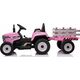 Import SUPER-TOYS SUPER TRAKTOR BLOW - NA AKUMULATOR Z PRZYCZEPĄ, MIĘKKIE KOŁA, MIEKKIE SIEDZENIE, PILOT/XMX611