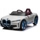 BMW Autko BMW i4 na akumulator dla dzieci Biały + Wolny Start + EVA + Ekoskóra + Audio LED + Pilot