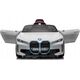 BMW Autko BMW i4 na akumulator dla dzieci Biały + Wolny Start + EVA + Ekoskóra + Audio LED + Pilot