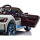 BMW Autko BMW i4 na akumulator dla dzieci Biały + Wolny Start + EVA + Ekoskóra + Audio LED + Pilot