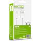 Καλώδιο D-Fruit USB-A - Lightning 1m, λευκό (DF106)