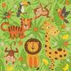 DOTZ BOX creativity set diamond painting jungle 28x28cm, 11NDBX027