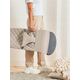 BABYBJORN bouncer BLISS Woven Classic Quilt, sand grey, 006217