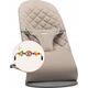BABYBJORN bouncer BLISS Woven Classic Quilt, sand grey, 006217