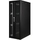 Roline ROLINE Serverschrank 48,26cm 19Zoll 36 HE 600x1000 BxT schwarz Plexiglas