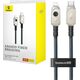 Kabel USB Baseus USB-C - Lightning 2 m Granatowy (P10355803221-01)