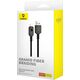 Kabel USB Baseus USB-A - Lightning 1 m Czarny (P10355802111-00)
