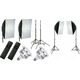 Zestaw studyjny Xrec Zestaw 10w1 2x Lampa Led 1600w 3000-6500k Pilot Softbox 50x70 Statyw 230 / 2x Led803