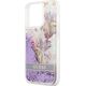 Guess Guess GUHCP13LLFLSU iPhone 13 Pro / 13 6,1" fioletowy/purple hardcase Flower Liquid Glitter
