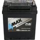 Μπαταρία 4MAX 12V 40Ah/330A (L+ λεπτός πόλος (ιαπωνικά οχήματα) + τυπικός πόλος) 187x140x225 B01 - βάση ύψους 10,5 mm (εκκίνηση)