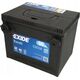 Συσσωρευτής EXIDE 12V 55Ah/620A EXCELL (L+ sae) 230x180x186 B9 (εκκίνησης)
