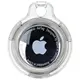 Bizon Case Locator Keychain Apple AirTag clear-black