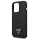 Guess GUHCP14XSLTGK Apple iPhone 14 Pro Max black hardcase Silicone Triangle