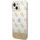 Guess GUHCP14SHG4MHG Apple iPhone 14 gold hardcase 4G Pattern Script