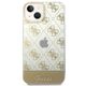 Guess GUHCP14SHG4MHG Apple iPhone 14 gold hardcase 4G Pattern Script