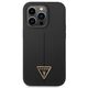 Guess GUHCP14LSLTGK Apple iPhone 14 Pro black hardcase Silicone Triangle