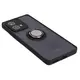 Bizon Case Hybrid Ring Motorola Edge 40 Neo smoky with a black frame
