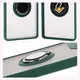 Bizon Case Hybrid Ring Motorola Moto G85 5G smoky with a dark green frame