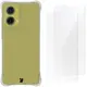 Bizon Case Clear Pack flexible case + 2x screen film Motorola Moto G85 5G clear