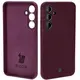 Bizon Soft Case Samsung Galaxy A35 5G dark purple