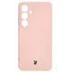 Bizon Case Silicone Sq Samsung Galaxy S24 light pink