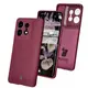 Bizon Soft Case Motorola Edge 50 Pro dark purple