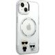 Karl Lagerfeld Karl Lagerfeld KLHMP14SHKCT iPhone 14 6,1" hardcase przeźroczysty/transparent Karl & Choupette Aluminium Magsafe NoSize