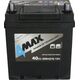 Μπαταρία 4MAX 12V 40Ah/330A (P+ λεπτός πόλος (ιαπωνικά οχήματα) + τυπικός πόλος) 187x140x225 B01 - βάση ύψους 10 5 mm (εκκίνησης)