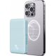 Φορητός φορτιστής Baseus OS-Baseus Magnetic Mini Air Ασύρματος Γρήγορος Φορτιστής 10000mAh 20W Galaxy Blue (Με Απλό Καλώδιο Φόρτισης Type-C σε Type-C (20V/3A) 30cm Λευκό)