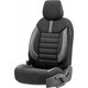 AMiO Komplet pokrowców na fotele samochodowe OTOM LIMITED 102 BLACK/GREY 3-ZIP