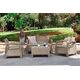 Allibert Zestaw mebli ogrodowych CORFU SET - cappuccino