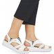 Rieker Rieker Sandals V44Y5-80 białe 36
