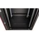 Roline ROLINE Netzwerkschrank Basic 48,26cm 19Zoll 22 HE 600x600 BxT Glast�r schwarz
