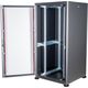 ROLINE Netzwerkschrank Basic 48,26cm 19Zoll 32 HE 600x600 BxT Glast�r schwarz