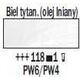 Artequipment TALENS REMBRANDT 40ML 118 - TITANIUM WHITE (LINSEED OIL) - farba olejna uniw