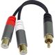PremiumCord PremiumCord διαχωριστής HQ CINCH αρσενικό - 2x CINCH θηλυκό 15cm